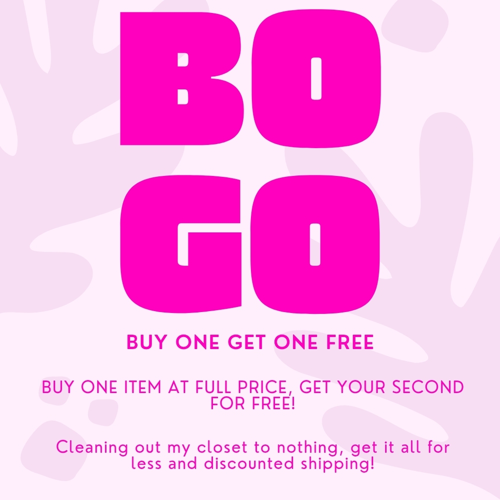 BOGO Pink Graphic Poster